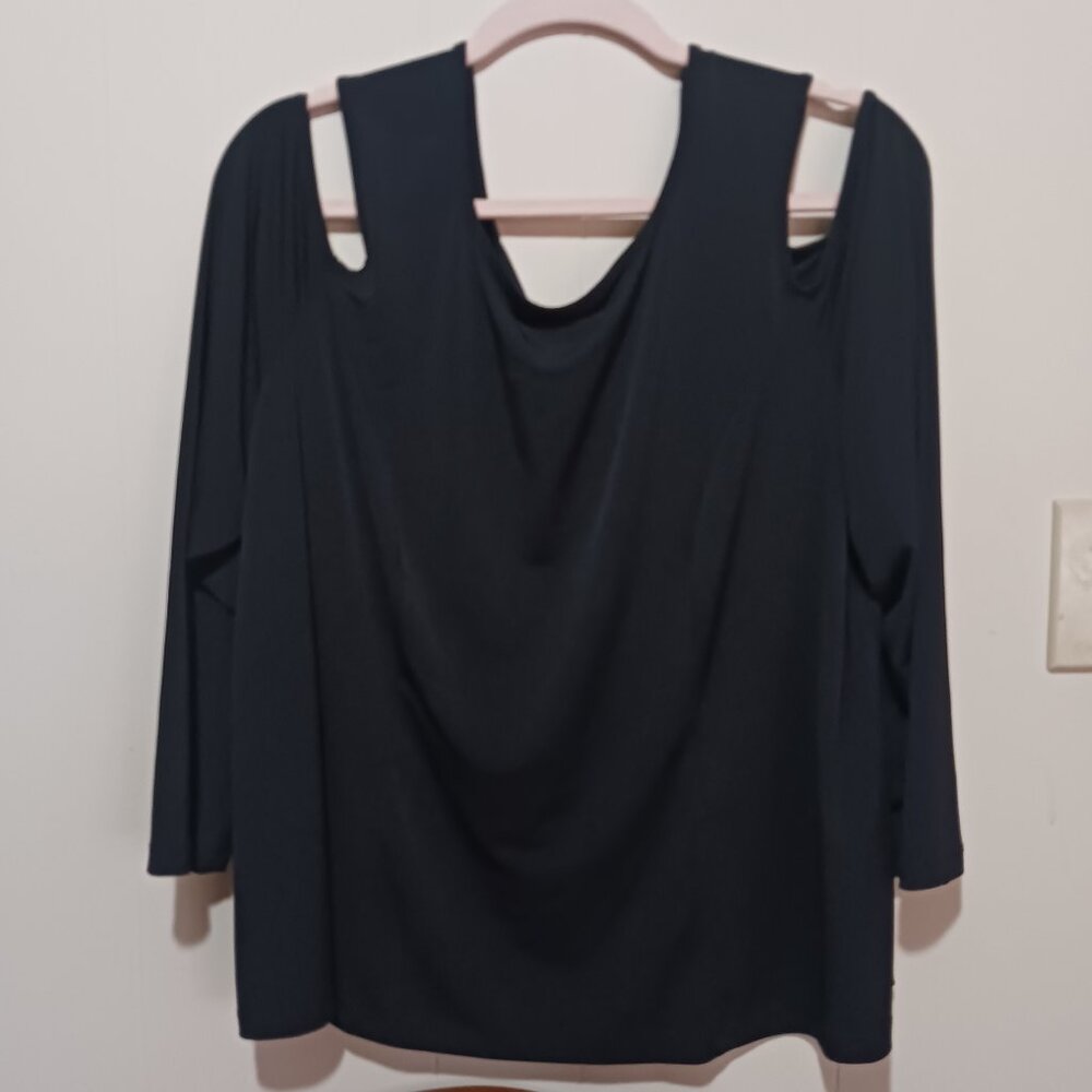 3x George Simonton cold shoulder top